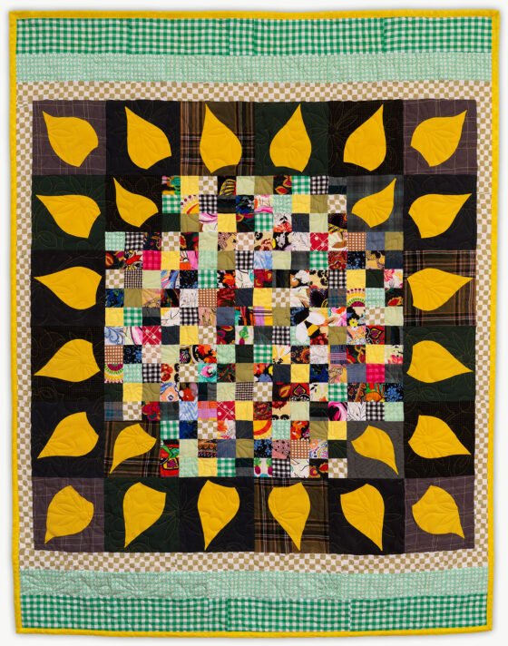 'Jenna's Big Sunflower', a memorial quilt designed by Lori Mason